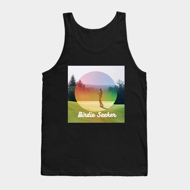 Birdie Seeker Golfing T Shirt Men Tank Top by Gstuntstore